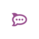 icon showing a speech bubble with three dots inside it